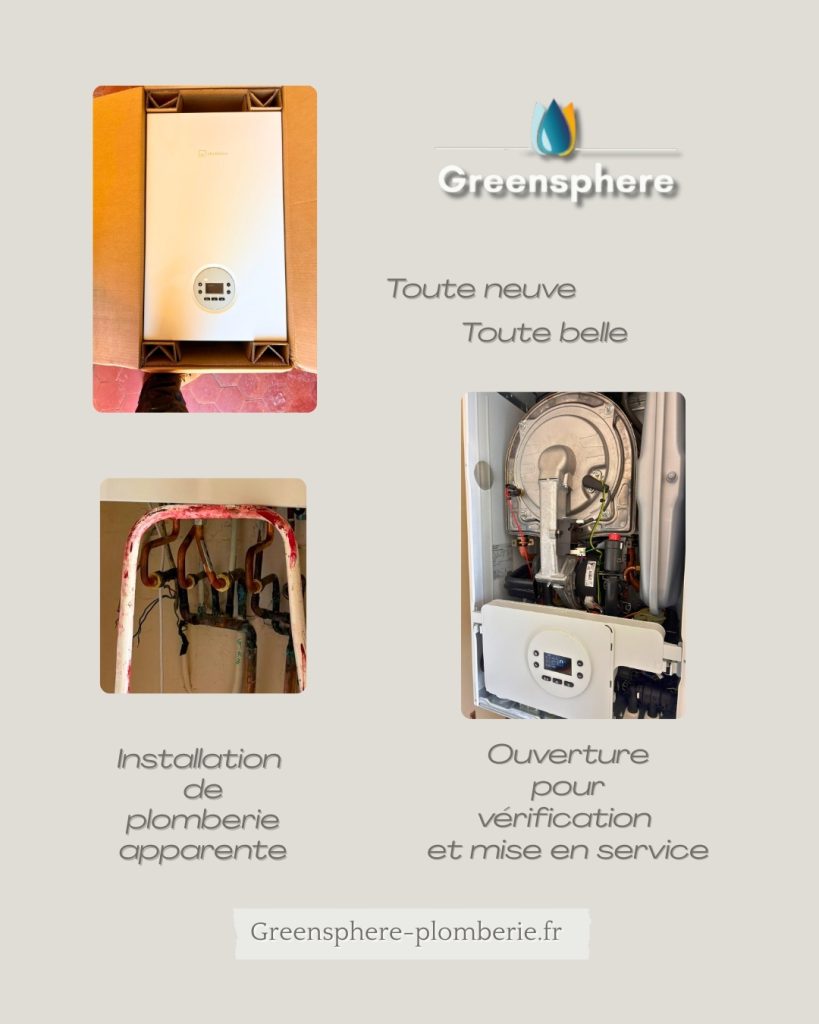 Installation Chaudière à gaz GREENSPHERE Plombier Marseille